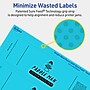 Avery Printable Rectangle Multipurpose Labels, 2.25" x 7.75", Bright Blue, 80/Pack (94244)~#|#~A0C8118D-7FF9-4FA0-8BEA8FFDA5370BB3_sc7