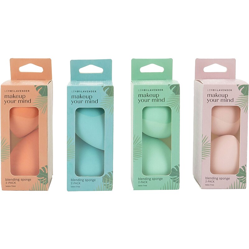 DM Merchandising Lemon Lavender Blending Sponge, Assorted Colors, 2/Pack (LLBLND24) image 1
