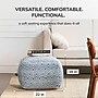 Anji Mountain Cherokee Nightlife Fabric Rectangular Pouf Ottoman (AMBPF075-2014)~#|#~A0CE2A67-DEFF-4561-87C3FA8AF7C52DAA_sc7
