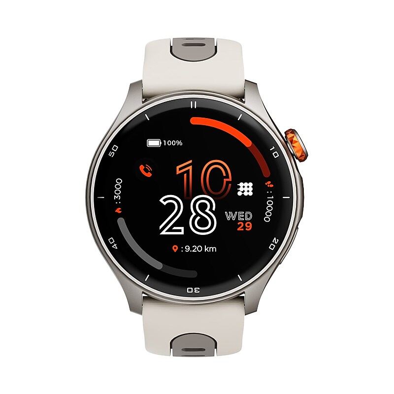 Cubitt AURA Pro Smartwatch, GPS, 36.32mm, Aluminum Case, Wolf Gray Sport Band (CT-AURAP8) image 1