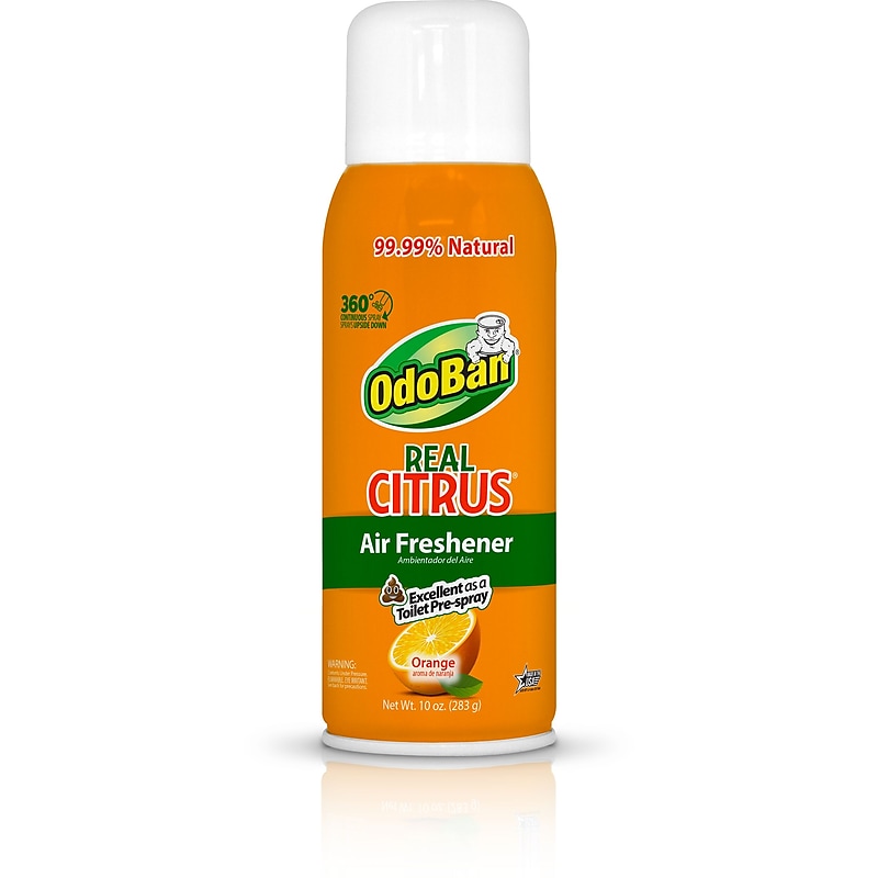 OdoBan Real Citrus Air Freshener Spray, 10 oz., Orange Scent (9793D70-10A) image 1