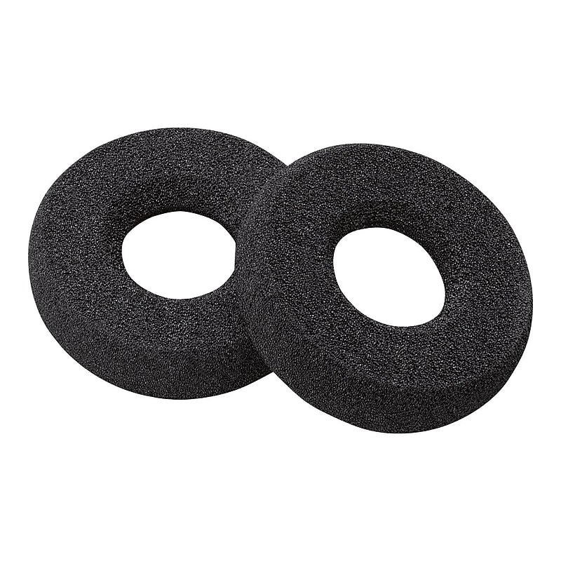 Poly Leatherette Ear Cushions, Black (783Q8AA) image 1