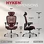 Staples Hyken Ergonomic Mesh Swivel Task Chair, Maroon (ST63138)~#|#~A0E504CC-7AC2-4A5B-A2CCE8A3146CA038_sc7