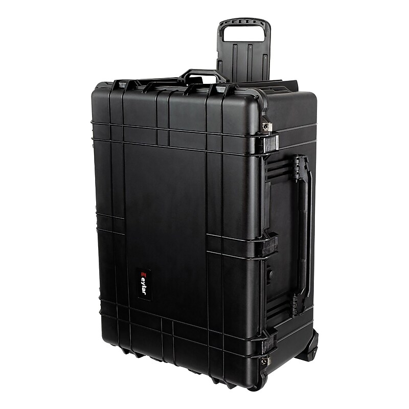 Eylar XXL Waterproof & Shockproof Hard Transport Roller Case with Foam Insert for Gear, Black (SA00007) image 1