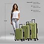 DUKAP Zahav 3-Piece Hardside Spinner Luggage Set, TSA Checkpoint Friendly, Green (DKZAHSML-GRN)~#|#~A0E71363-1F01-4741-9638BD1F6058C398_sc7