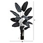 Nearly Natural Artificial Halloween Black Travelers Palm Tree, 6' (T5229)~#|#~A0EF6156-FD1D-4A08-80CEFAC75D98027F_sc7