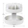 Mind Reader 2-Tier Plastic Lazy Susan Coffee Countertop Organizer, White (SNACKCAR-WHT)~#|#~A0F05A2C-296D-4DE6-9D738D3EC0AACC0C_sc7
