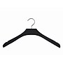 Nahanco 17" Rubber Concave Jacket Hanger, Black, 24/Pack (23817)~#|#~A0F17DCE-F4AD-4046-8850D52B7ABCDE81_sc7