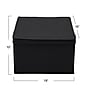 Household Essentials Extra Large Stackable Folding Fabric Storage Bin, 10" x 16"x 19", 52.64 Qt., Black, 2/Pack (7615-1)~#|#~A0F30E9B-1D86-422A-98E138331091B1BA_sc7