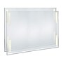 Azar Sign Holder, 22" x 17", Horizontal, Wall Mounted, Clear Acrylic, 2/Pack (122038-2PK)~#|#~A0F4DFAD-AD42-4F89-B9B689EBA6B5A0AB_sc7