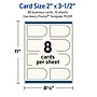 Avery Arched Business Cards, Matte Ivory, 80/Pack (19479399012)~#|#~A0F5E967-7404-4BFD-BD6411CE9A5842E7_sc7