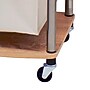 Household Essentials 1-Section Rolling Hamper with Lid, Steel, Ashwood (7052-1)~#|#~A0F92802-D3EA-49C6-BCAA9E691150AB59_sc7