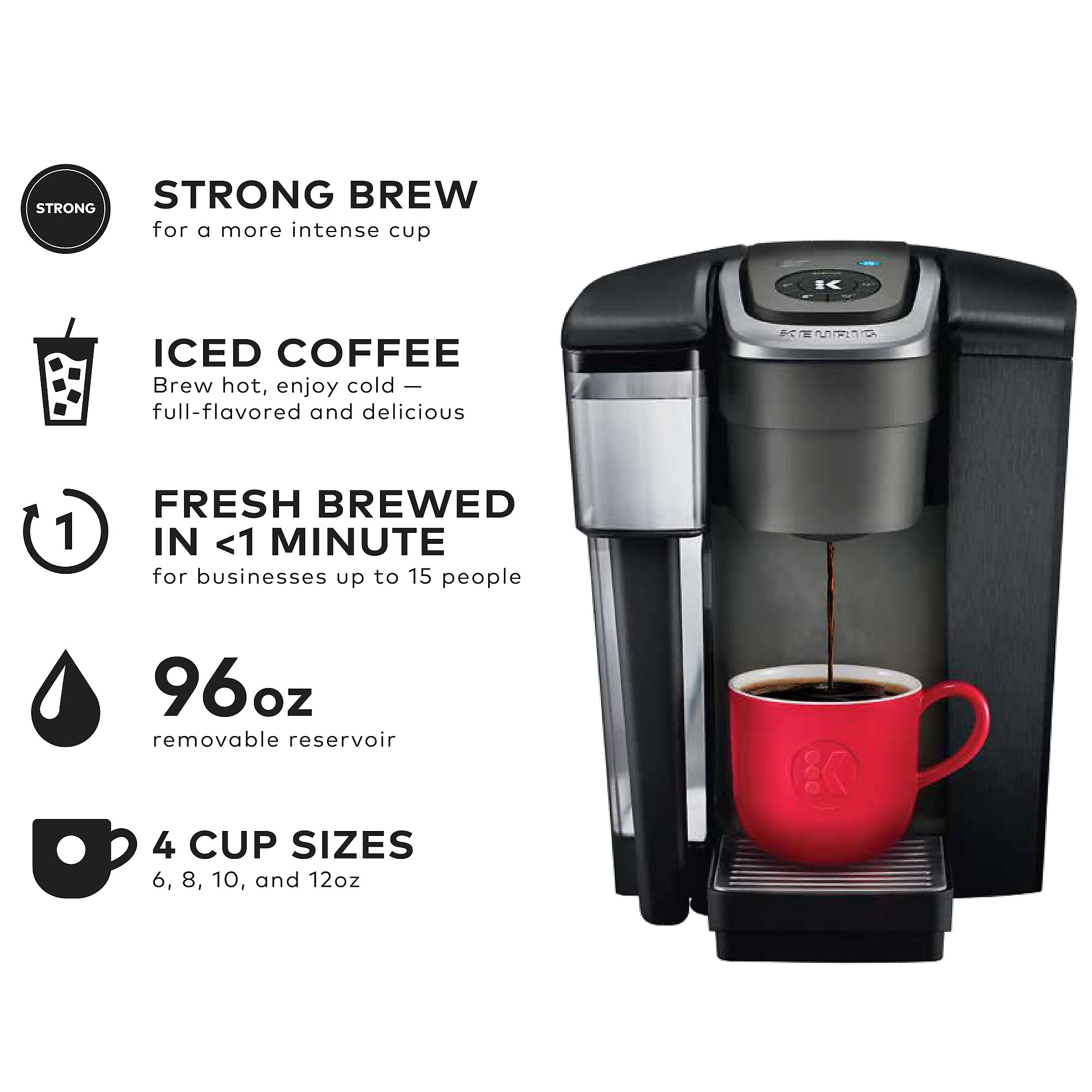Keurig K-1550 Commercial Single Serve Coffee Maker, Black (377949) Sansujyuku sansujyuku.com