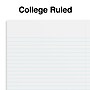 Staples Premium 3-Subject Notebook, 5.88" x 9.5", College Ruled, 138 Sheets, Green (TR58354)~#|#~A0FF509A-8B55-4287-AD1AE5D596A4694C_sc7