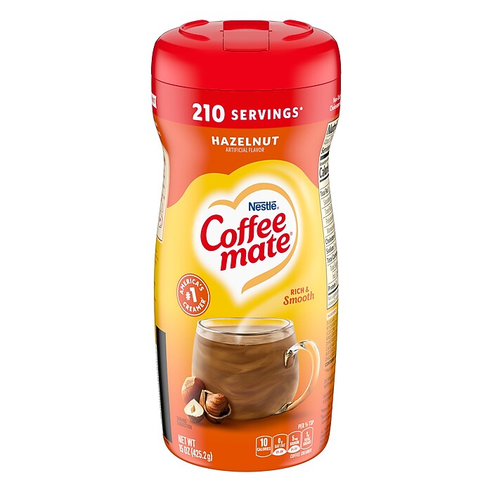 Coffee mate Hazelnut Powdered Creamer, 15 Oz. (NES12345) | Staples