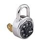 Master Lock 1-7/8in Combination w/Key Padlock, Silver/Black (1525)~#|#~A1111C97-D694-4326-94B3EE6635DA7489_sc7