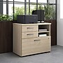 Bush Business Furniture Studio C Office Storage Cabinet with Drawers and Shelves, Natural Elm (SCF130NESU)~#|#~A11380A7-AE62-49C0-B902B01629330999_sc7