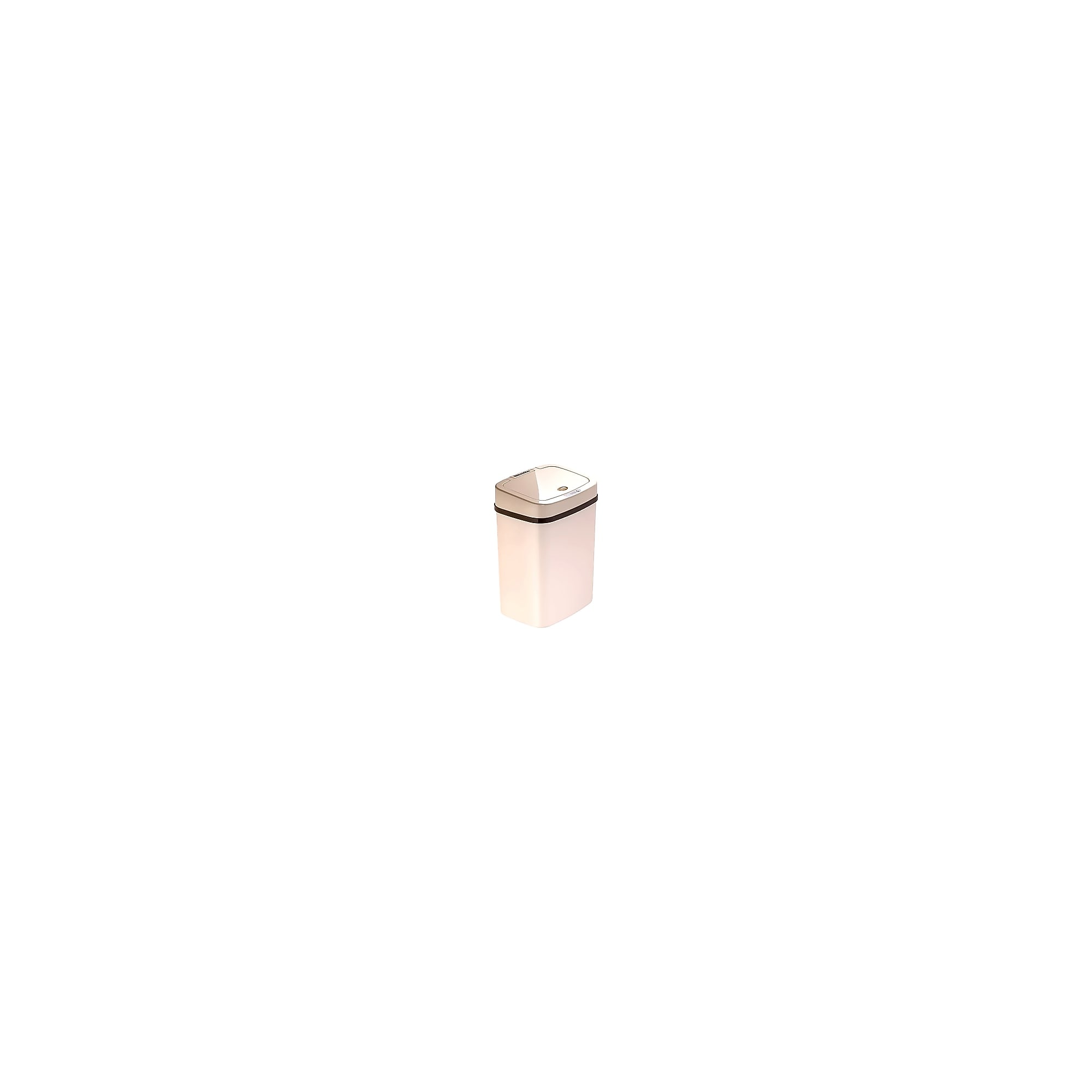 Nine Stars Plastic Sensor Trash Can, 3.2-Gallon, White (DZT-12-5WH) Sansujyuku sansujyuku.com