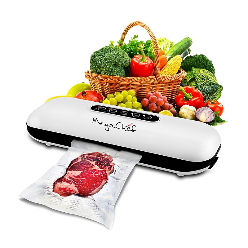MegaChef Home Vacuum Sealer, White (938111840M) image 1