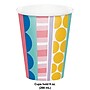 Creative Converting Party Patterns Birthday Paper Cups, Multicolored, 32/Pack (DTC365085CUP)~#|#~A11D4559-D268-495A-A26F6C732E71A827_sc7