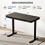FlexiSpot EW2 48"W Electric Adjustable Standing Desk, Black (EW2B-E)~#|#~A11E4BD6-E1F5-4E36-A9AFA57200286FCE_sc7
