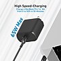 CODi 65W GaN Wall Charger with 6.5' USB-C Cable, Black (WC065-C)~#|#~A11E55F0-E194-454B-BC6274E5AEFFD3B6_sc7