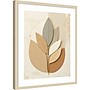 Amanti Art Neutral Leaves by Kintsugi99 Wood Framed Wall Art Print, 21"W x 25"H (A426710186698)~#|#~A11FC99F-FA1E-4E83-82C4B0A9AD0F4CBC_sc7