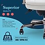 La-Z-Boy Sonata Ergonomic Bonded Leather Swivel Executive Chair, Gray and Graphite (CCHR10014B)~#|#~A1215715-5668-400C-A152F12748B733C1_sc7