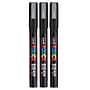 POSCA PC-3M Water Based Paint Marker, Fine Bullet Tip, Silver, 3/Pack (UBCPC3MSILVER-3)~#|#~A1219955-471C-4811-8EA00B1E4723EE4A_sc7