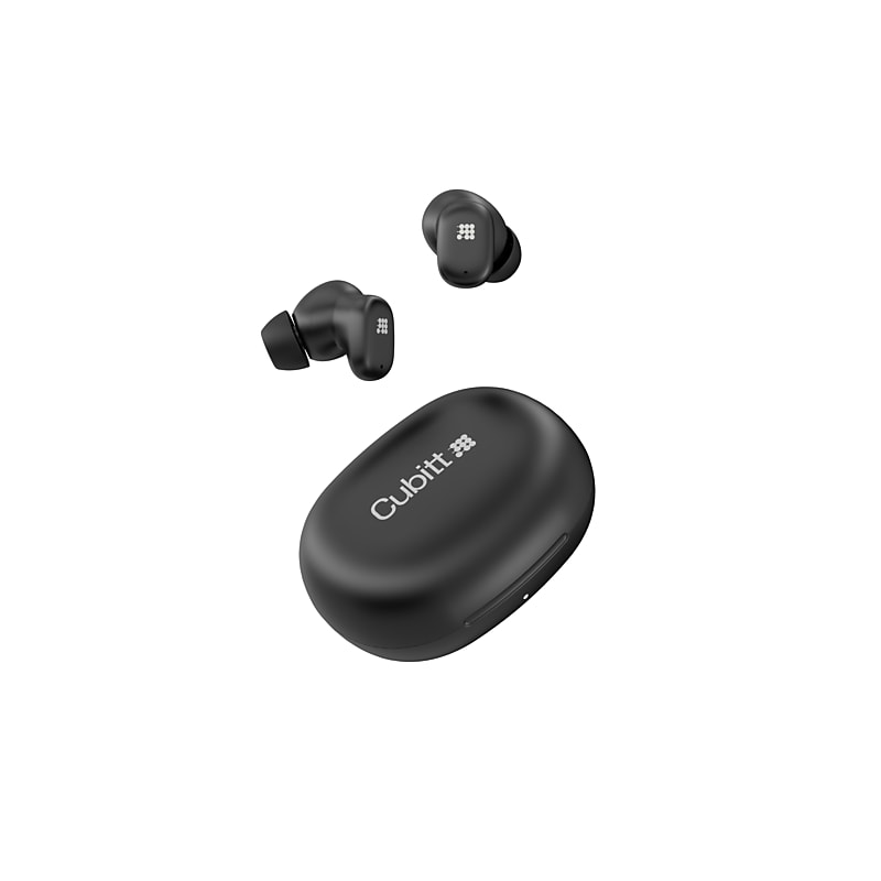 Cubitt Power Wireless Active Noise Canceling Earbuds, Bluetooth, Black (PWBUDS1) image 1