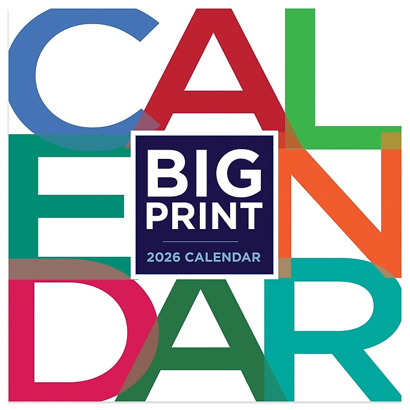 2026 TF Publishing 12" x 17" TF Publishing 7" x 7" Big Print Mini Calendar 26-2111 image 1
