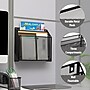 Mind Reader 3-Pocket Metal Mesh Mountable Wall File, Letter Size, Black (WAFIST3-BLK)~#|#~A1271CFA-1516-4A16-897B1F23C78633AD_sc7
