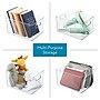 iDESIGN Plastic Storage Bin, 6" x 11.25"x 8", Clear, 4/Pack (28141M4)~#|#~A1284887-BD5E-47E1-8ABF533960D617A9_sc7