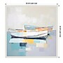 Amanti Art Maritime Tranquility I by Irena Orlov Framed Canvas Wall Art Print, 22"W x 22"H (A42678866020)~#|#~A12D24AA-8DD4-47D8-90BE4BBDC821A7FA_sc7