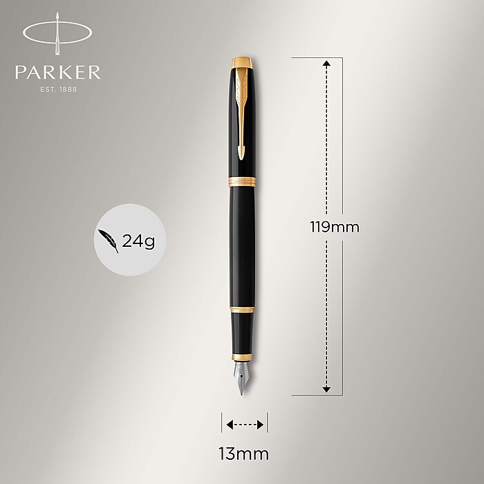 Parker IM Fountain Pen, Blue Ink (1931645) | Staples