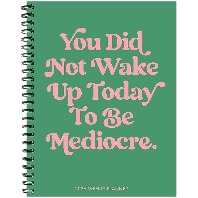 2026 Willow Creek Mediocre 6.5" x 8.5"  Weekly & Monthly Planner, Paperboard Cover (57544) image 1