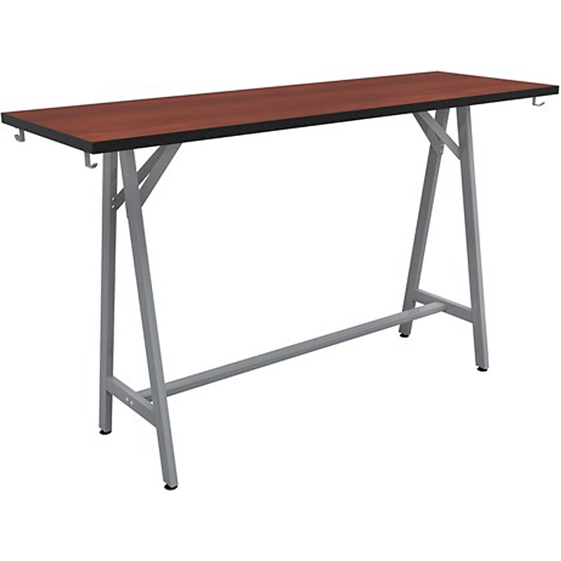 Safco Spark Teaming Table, 24" x 72", Biltmore Cherry (SPK7224SLBMCH) image 1