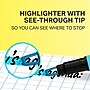 Sharpie Clear View Highlighter, Chisel Tip, Assorted Ink, 12/Pack (2149296)~#|#~A1321D42-4627-444E-BA0B505AF3AE58E4_sc7