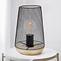 Creekwood Home Industrial Mesh 9" LED Table Lamp, Black (CWT-1004-BK)~#|#~A13831DB-3176-4B4C-8D320611521C9C08_sc7