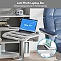 Mount-It! MedHub Mobile Medical Cart with Laptop Bar, Storage Accessories, and Locking Caster Wheels, White/Grey (MI-16029)~#|#~A138A8BB-19C0-483D-9A906FB07E3EE121_sc7