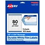 Avery Laser/Inkjet Rectangle Multipurpose Labels, 0.5" x 1.75", White, 400 Labels/Pack (94203)~#|#~A139FAC2-C2CE-4510-846352B1E89A3DF3_sc7