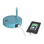 Simple Designs Sleek Essentials LED Desk Lamp, 16", with USB Ports, Cyan Blue (LD1071-CYN)~#|#~A13EF1C4-DC9F-48A8-8CEAAD049D47C25A_sc7
