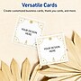 Avery Gold-White Christmas Trees Matte Blank Card, White, 120/Pack (S00-FE1)~#|#~A13F1E90-2DD5-4CA4-886C0DDB57AD2D4D_sc7
