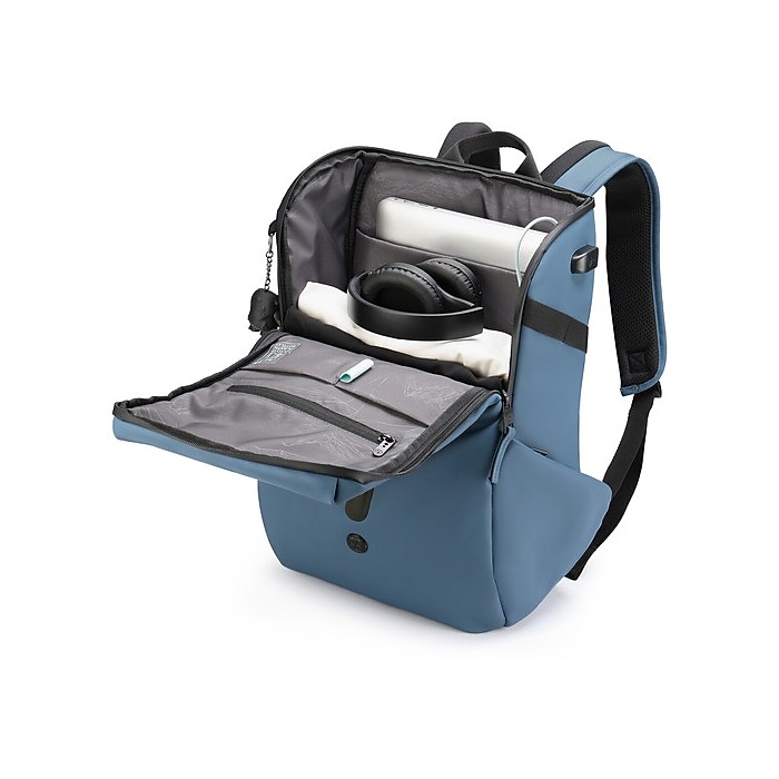 SwissDigital LAMONE Rolltop Laptop Compatible Backpack, Large