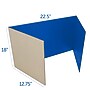 Flipside Foldable Cardboard Freestanding Privacy Shield, 18"H x 48"W, Assorted Colors, 24/Pack (61849)~#|#~A145C387-4415-4187-843D7C31BF9BDC02_sc7