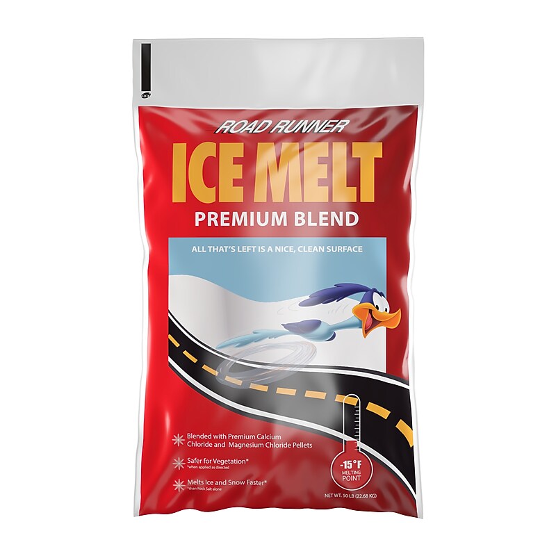 Scotwood Industries Road Runner Ice Melt Pellets, 50 lbs. Bag (SWO50BRR) image 1