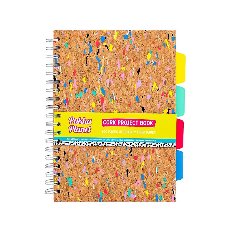 Pukka Pad Planet Project Book, 7.13" x 10.12", Wide-Ruled, 100 Sheets, Multicolor (9856-SPP) image 1