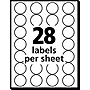 Avery Color-Coding Labels on 4" x 6" Sheets, 3/4" Dia, Black, Non-Printable, 1,008 Labels/Pack (5459)~#|#~A14C1326-004E-4795-902BB2147C3CD6BD_sc7