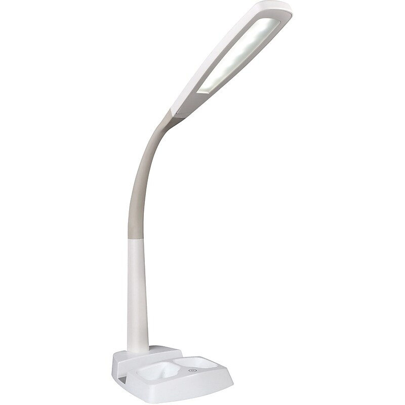 OttLite LED Desk Lamp, 26.5", White (OTTCSA77WGCSHPR) image 1
