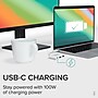 Plugable 3-in-1 USB-C to HDMI/USB-A/USB-C Adapter, Male to Female, White (USBC-MD103)~#|#~A15220BD-C30F-4F2F-95B97664B2121288_sc7